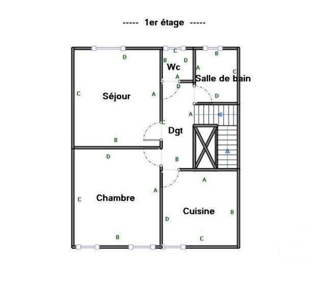 Appartement F2 à louer - 2 pièces - 44.19 m2 - TALENCE - 33 - AQUITAINE - Century 21 Talent Immobilier