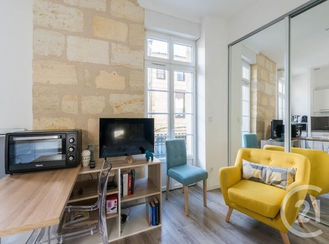 Appartement T1 à louer - 1 pièce - 21.26 m2 - BORDEAUX - 33 - AQUITAINE - Century 21 Talent Immobilier